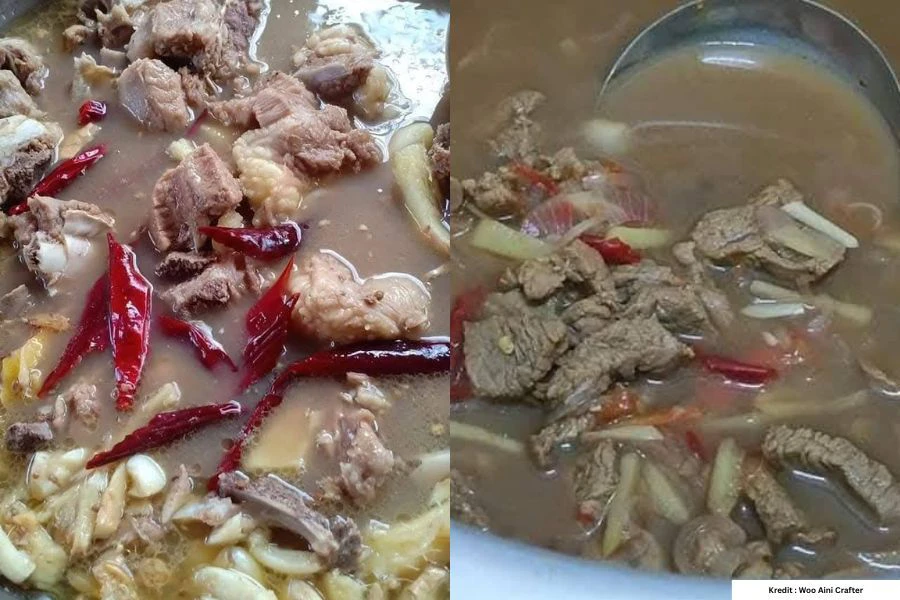 Masakan rebus asam dapat membantu menambah selera.
