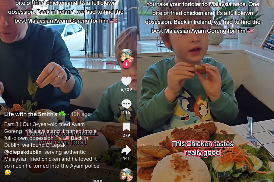 Ibunya memberitahu terpaksa mencari restora Malaysia di Dublin, Ireland