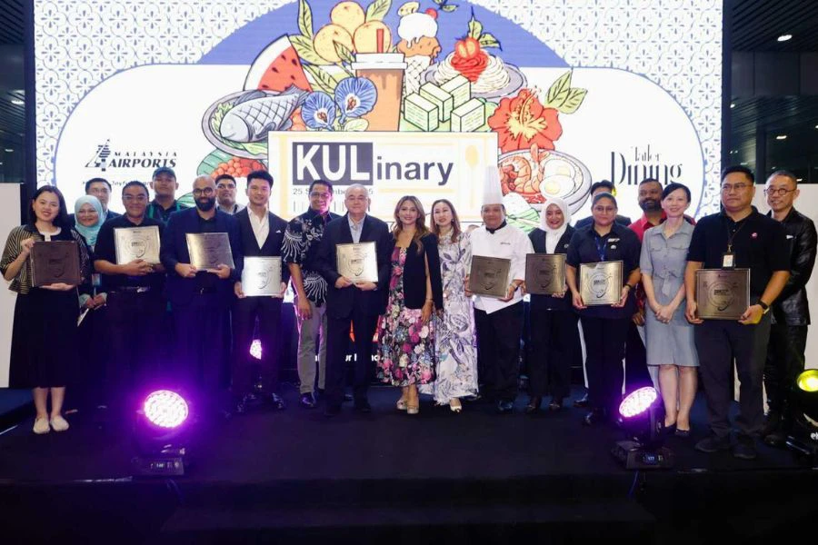 Acara KULinary Awards itu berlangsung di KLIA 1 pada malam Khamis.