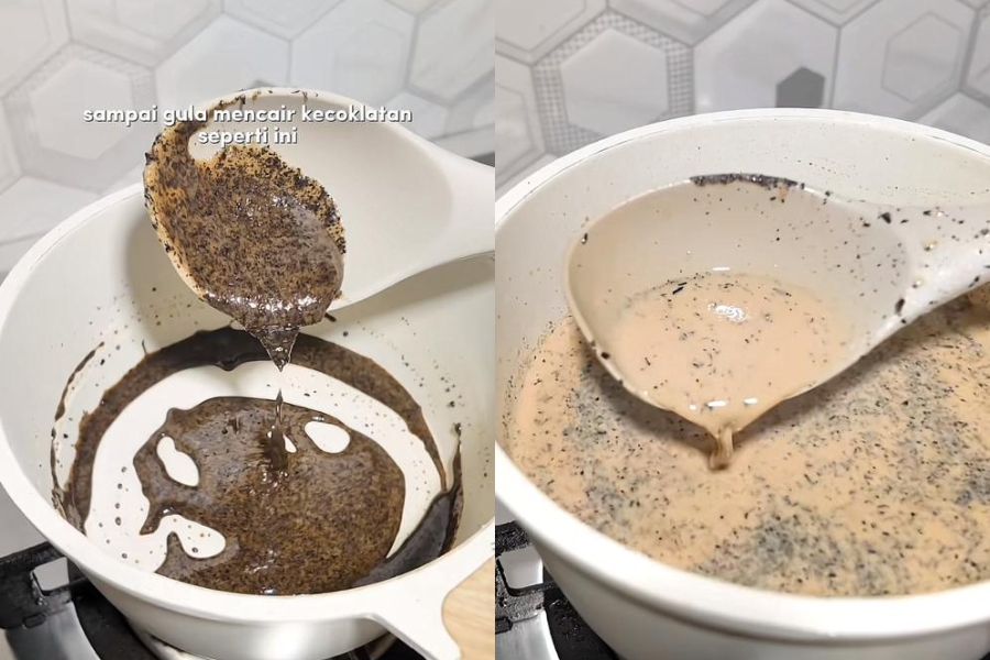 Serbuk teh yang dipanggang lebih sedap rasanya.