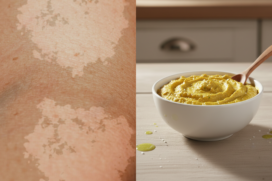 Sapukan bahagian kulit yang terjejas dan biarkan sehingga kering.