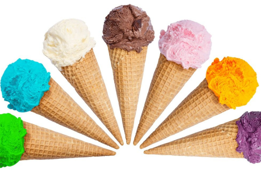 Aiskrim dan Konfeksi Air.