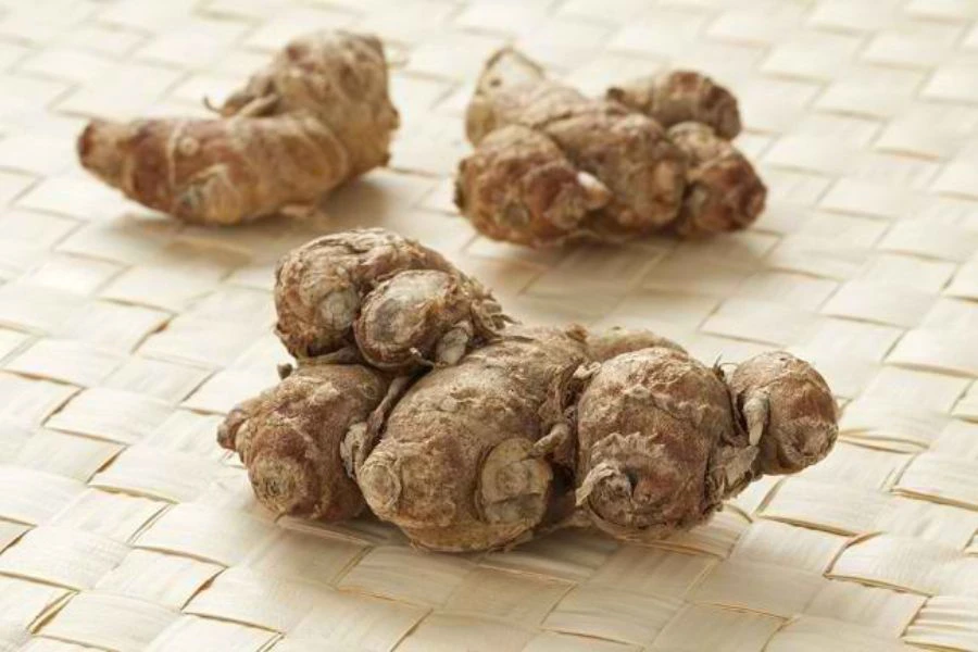 Kencur adalah rempah menyerupai halia dan aromanya lebih tajam dan wangi.