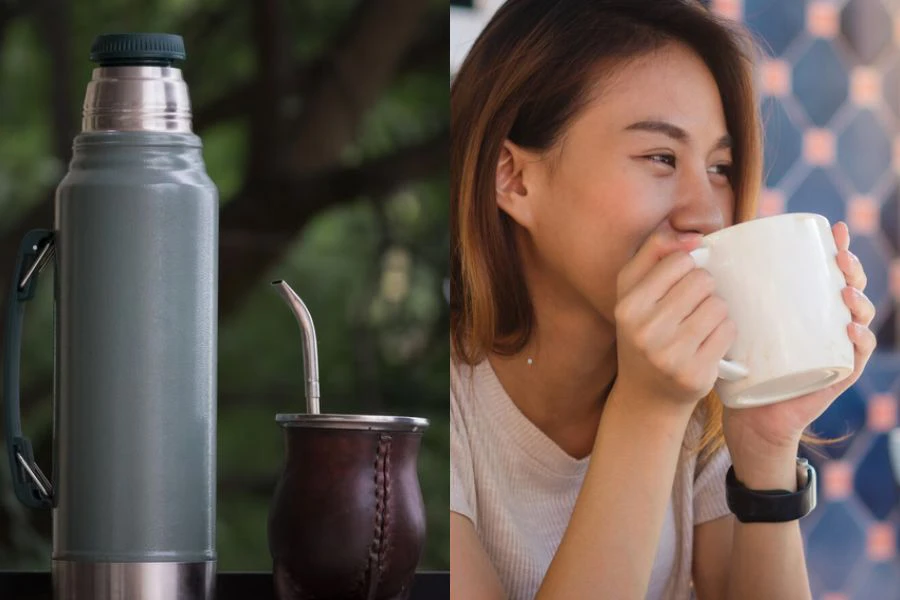 Gantikan penggunaan cawan kertas kepada bekas keluli tahan karat dan cawan seramik.