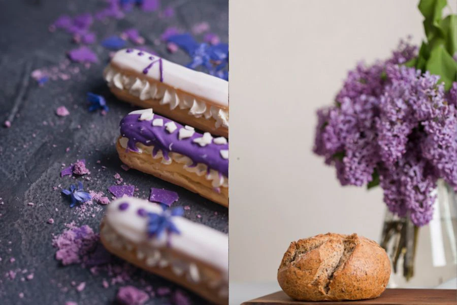 Aroma lavender yang menyenangkan juga digunakan sebagai bahan masakan.