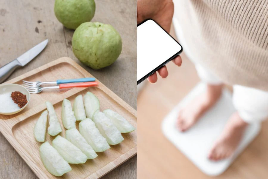 Jambu batu tidak mengandungi kolesterol mengganggu diet sihat anda.