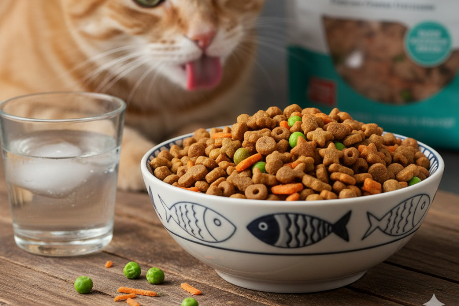 Dikatakan makanan kucing dikatakan mempunyai 32 peratus keperluan protein untuk otot manusia.