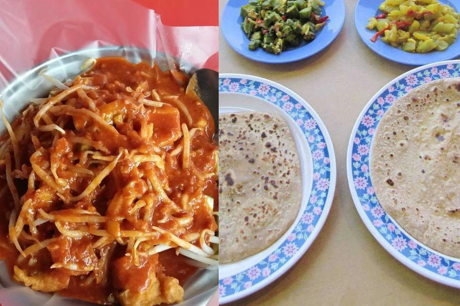 Rojak dan capati hidangan ringan turut diwartakan.