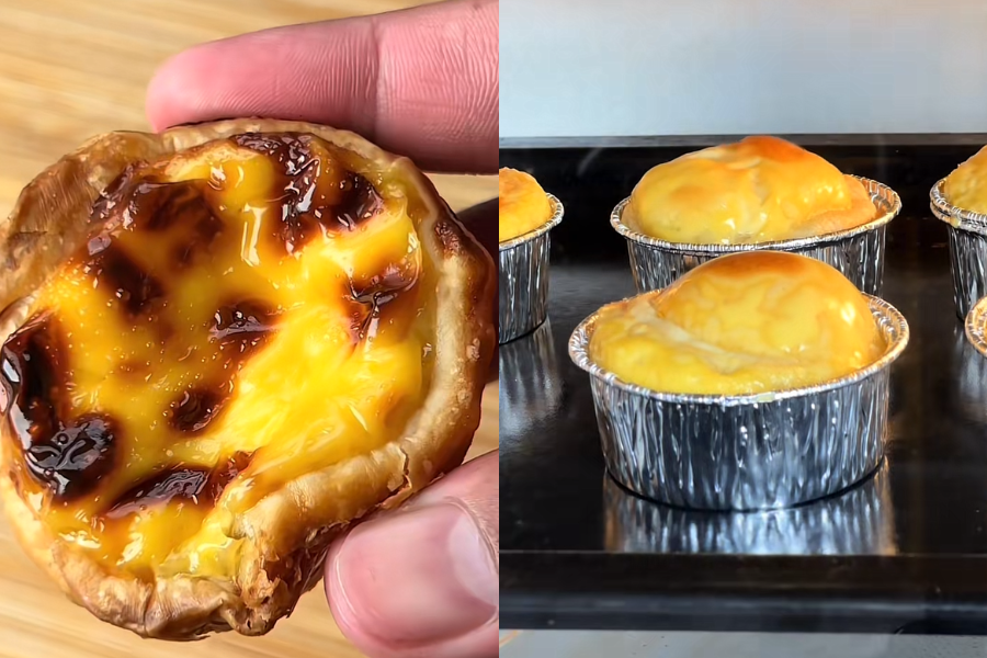 Hanya menggunakan kulit roti canai segera pun boleh hasilkan tart sedap.