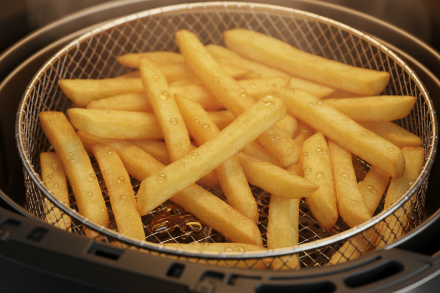 Minyak dapat menghasilkan gorengan yang rangup dan garing.