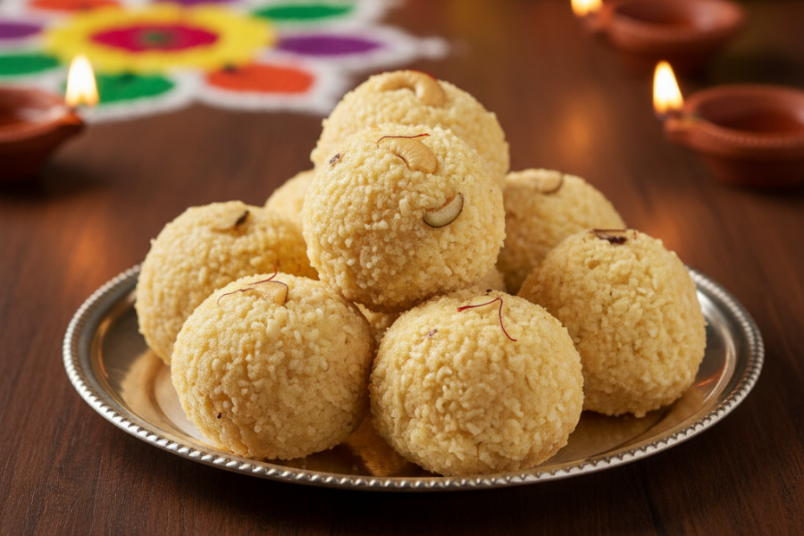 Nei urundai memiliki tekstur yang rapuh dan manis.