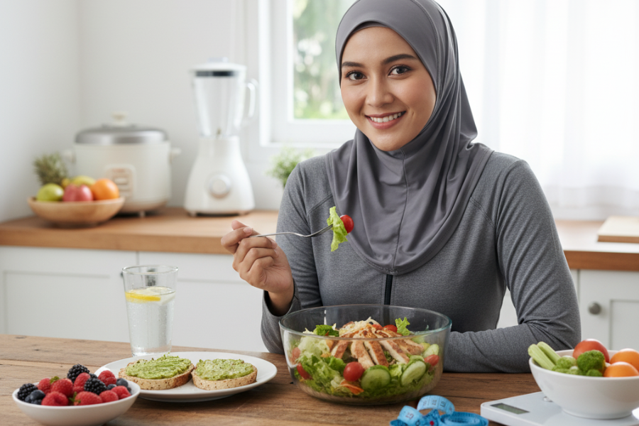 Penjagaan saiz hidangan penting bagi kedua-dua hidangan.