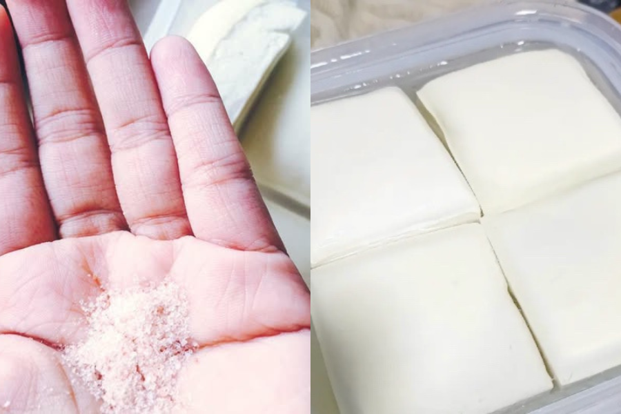 Tauhu dapat tahan lebih dua minggu jika disimpan dengan betul.