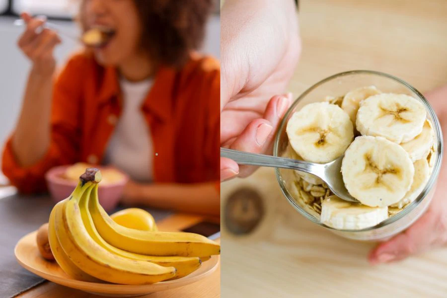 Pisang matang mengandungi gula semula jadi yang tinggi.