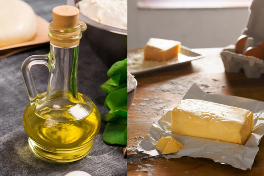 Minyak dan marjerin antara bahan utama digunakan dalam bancuhan doh karipap.