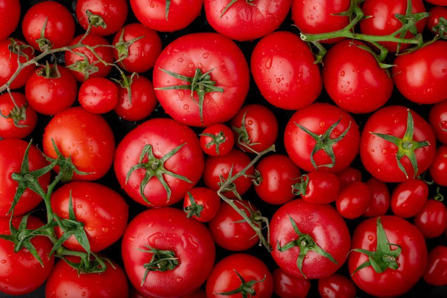 Tomato mengandungi tomatine sejenis alkaloid yang tinggi dan boleh menyebabkan gangguan pada saraf.