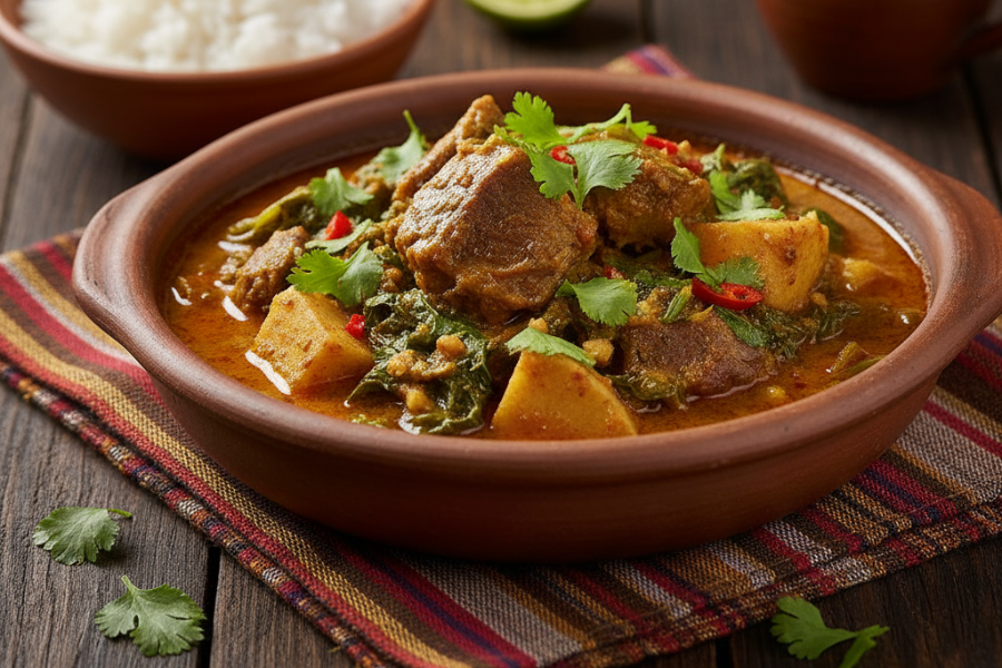 Koto merupakan sup daripada kacang merah dan dicampur bersama kentang, lobak merah dan daging.