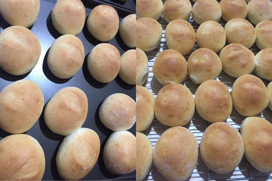 Terdapat dua versi roti pa'un iaitu tawar dan masin.