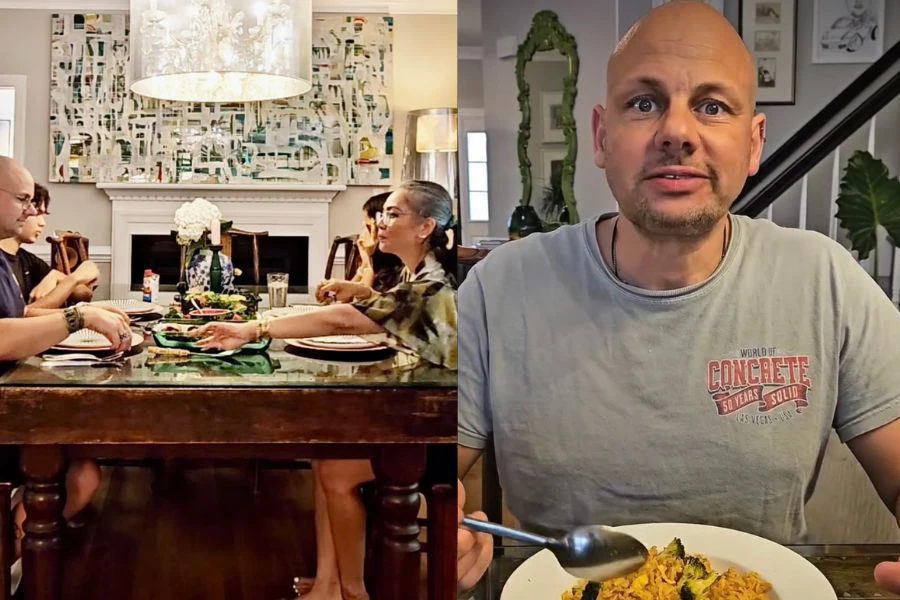 Perkahwinan campur turut membentuk kreativiti Adilah di dapur.