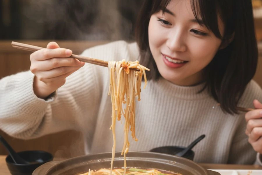 Cendawan enoki mengandungi pelbagai nutrisi baik untuk kesihatan.