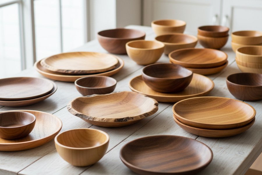 Permukaan perkakas kayu berisiko retak disebabkan haba tinggi.