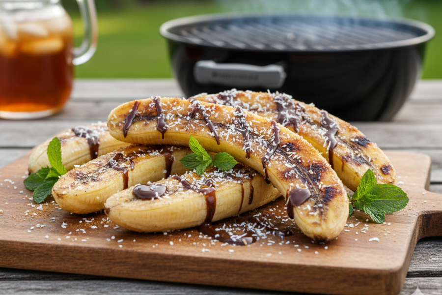Pisang panggang antara menu pencuci mulut popular di Asia Tenggara.