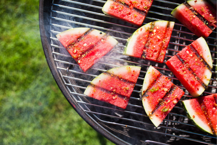 Tembikai lebih manis dan berkaramel selepas dipanggang.
