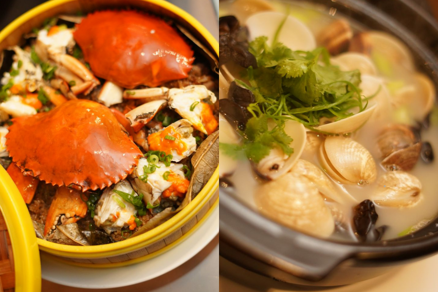 Tetamu juga berpeluang menikmati sajian berasaskan hidangan laut.