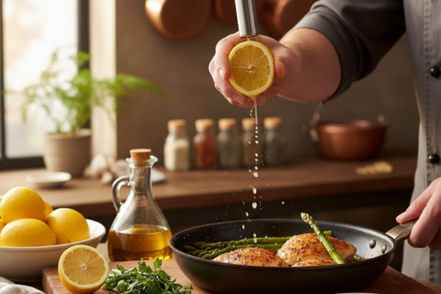 Gunakan lemon sebagai terakhir dalam masakan.