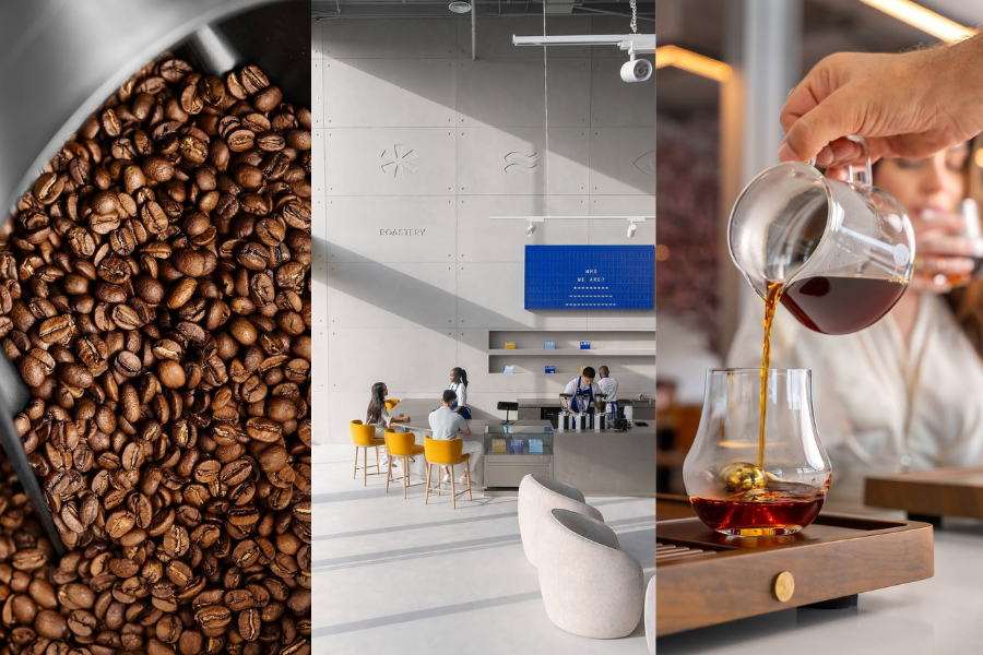 Kopi Nido 7 Geisha dibru daripada biji kopi Panama dan dijual di Kafe Julith di Dubai.