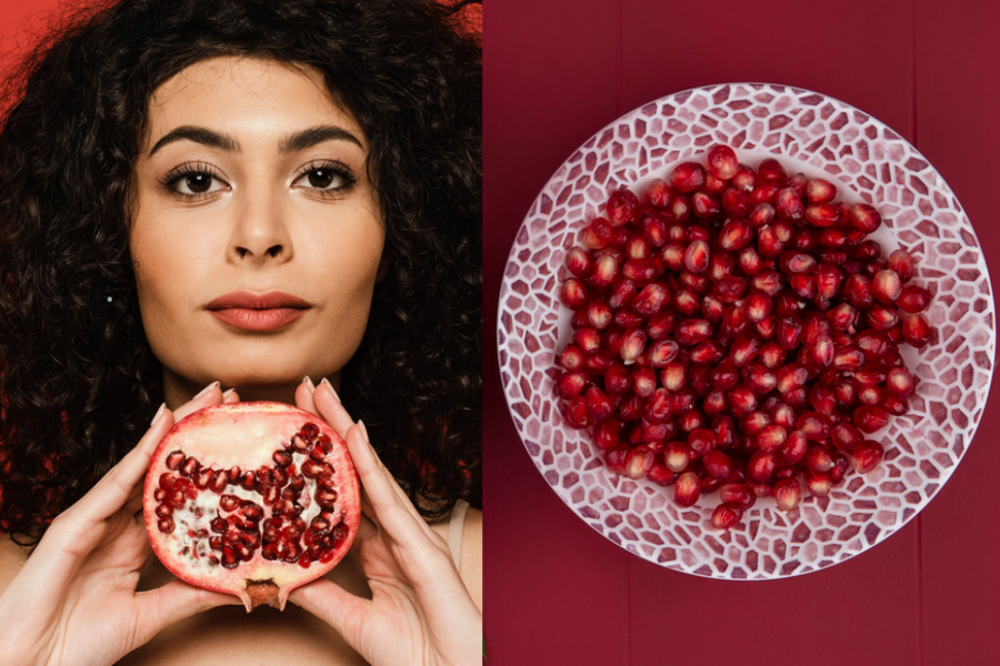 Pengambilan buah delima membantu dalam pembentukan kolagen.