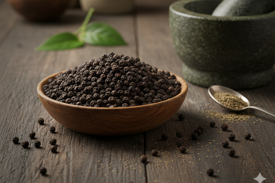 Kandungan piperine iaitu sebatian bioaktif pada lada hitam berupaya untuk mencegah masalah sakit sendi.