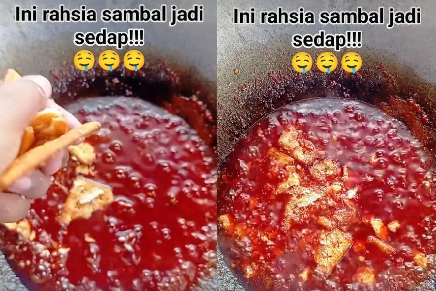 Perkongsian tip masakan seorang wanita menggunakan biskut menjadi perdebatan hangat.
