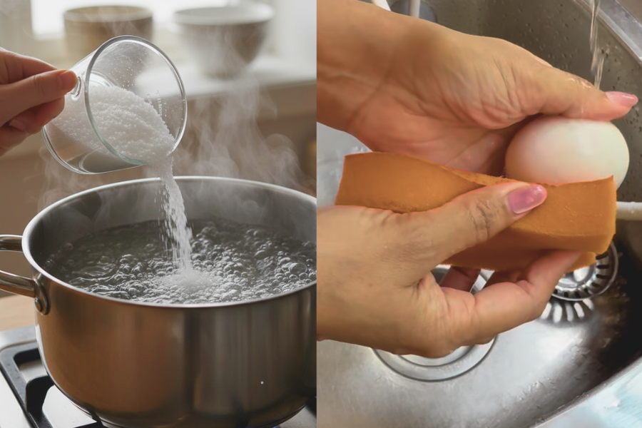 Buat sendiri telur masin lebih selamat.