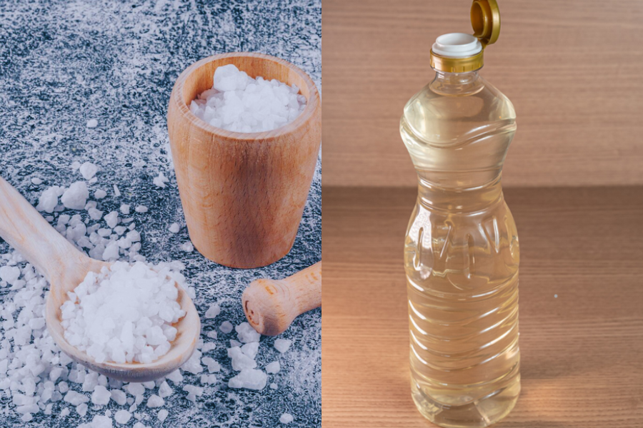 Hanya guna dua bahan, garam dan cuka boleh buat telur masin enak di rumah.