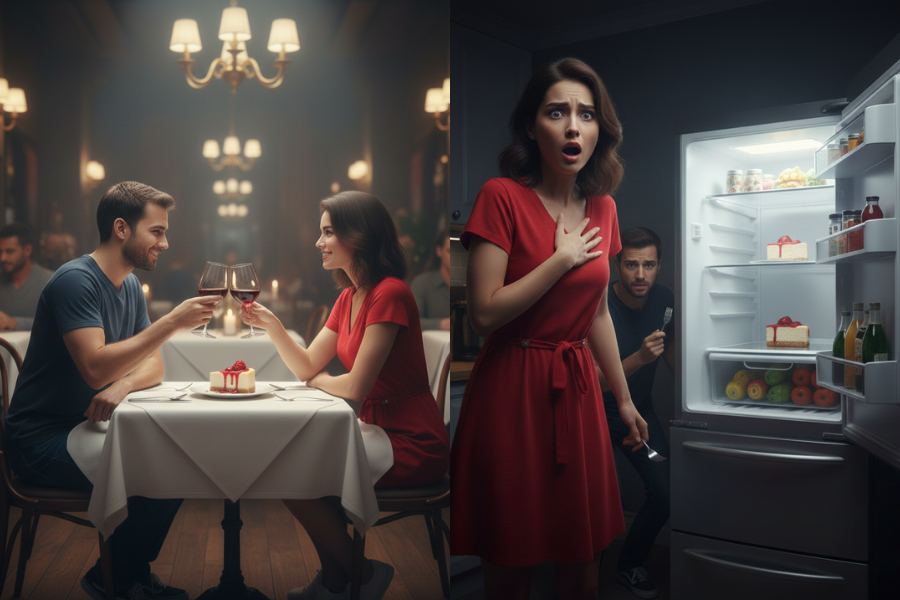 Kejadian itu berlaku sewaktu pasangan suami isteri itu meraikan ulangtahun perkahwinan mereka yang ke-25.