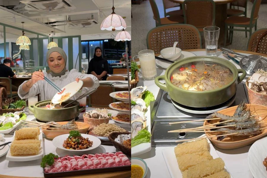 Pelbagai hidangan menarik seperti lamb, chicken, oyster dan juga ring roll.