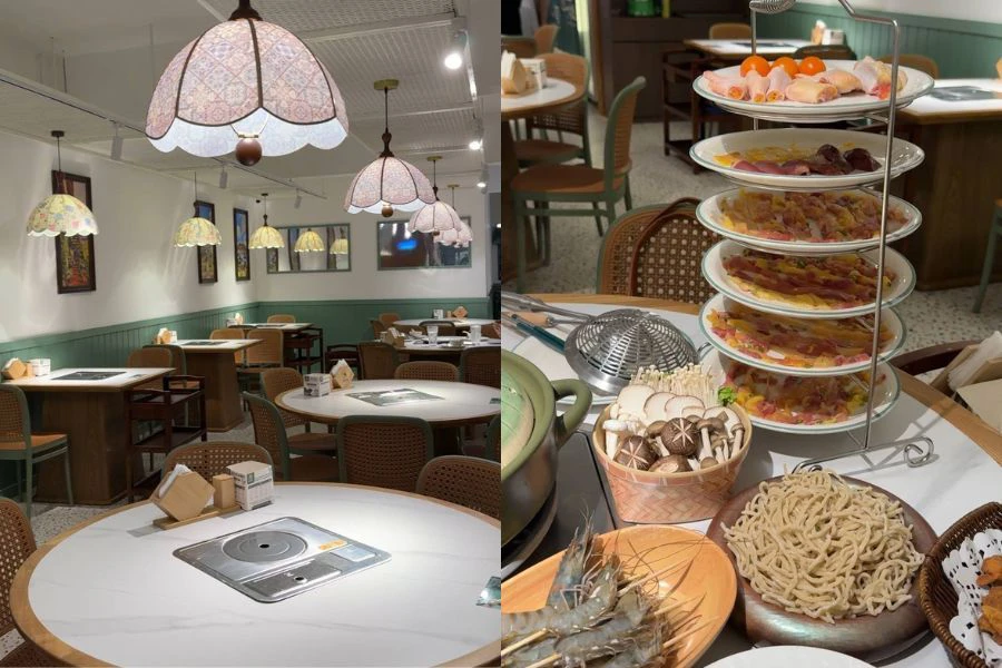 Suasana ruang makan yang selesa untuk kunjungan keluarga dan bersama rakan.