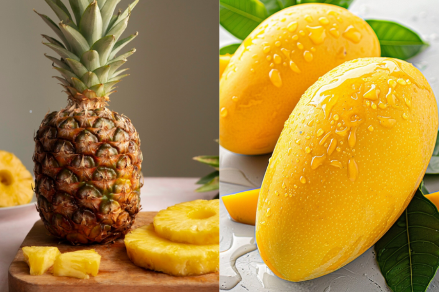 Sesetengah buah tropika sangat tinggi gula.