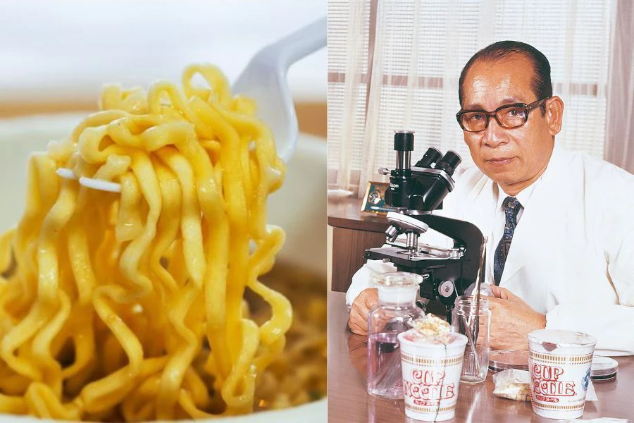 Momofuku Ando merupakan pencipta mi segera pertama dunia pada tahun 1958.