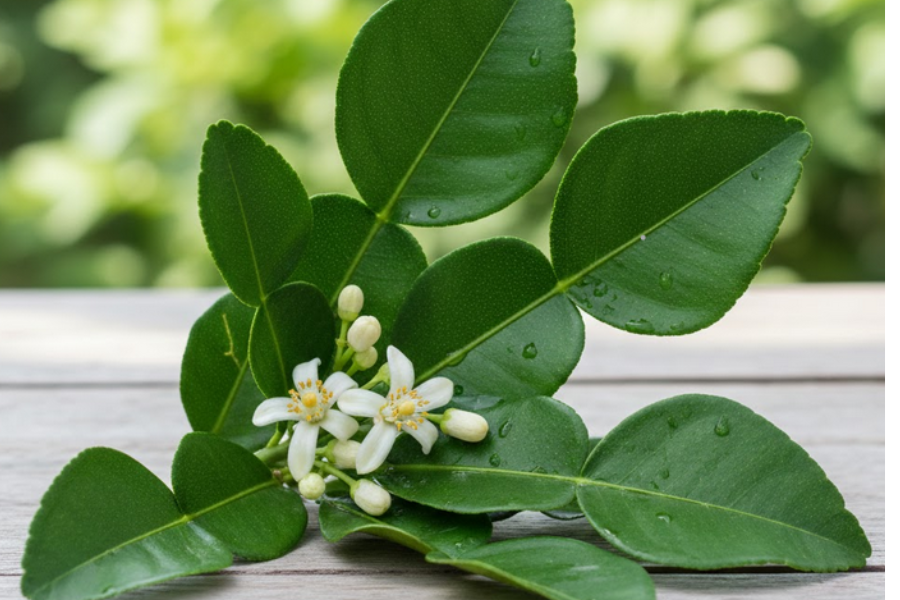 Daun limau purut juga digunakan sebagai komponen membantu mengurangkan gusi berdarah.