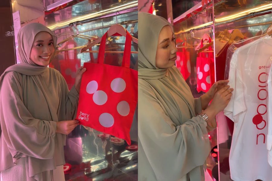 Bukan setakat pencuci mulut, pilihan cenderahati juga tersedia di kafe BerryGood REXKL.