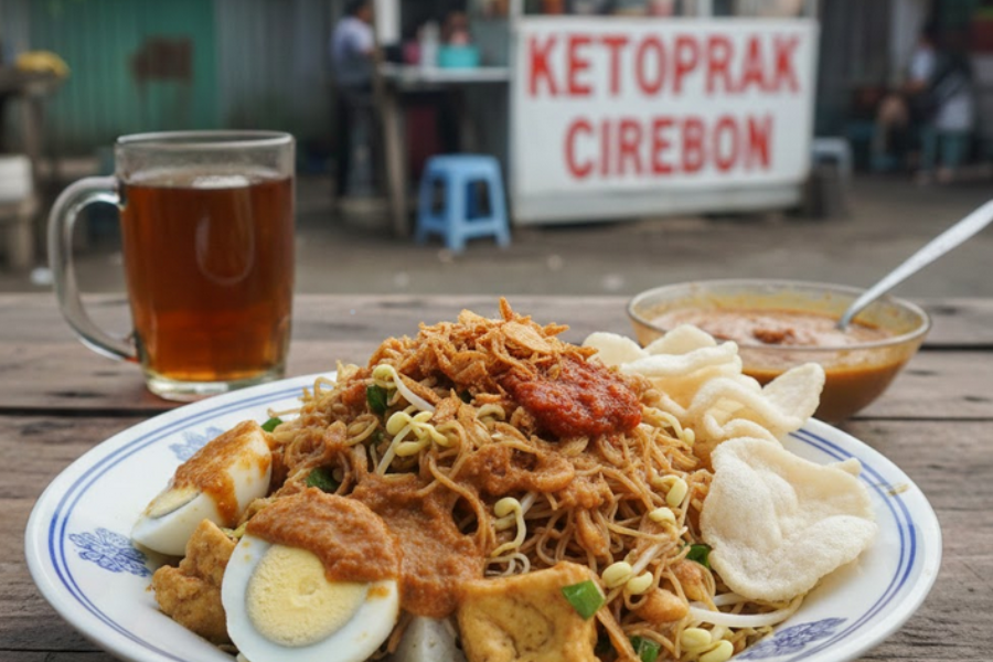 Ketoprak menggabungkan lontong atau bihun, tauhu, sayuran dan tauge turut mendapat perhatian penggemar vegan Asia.