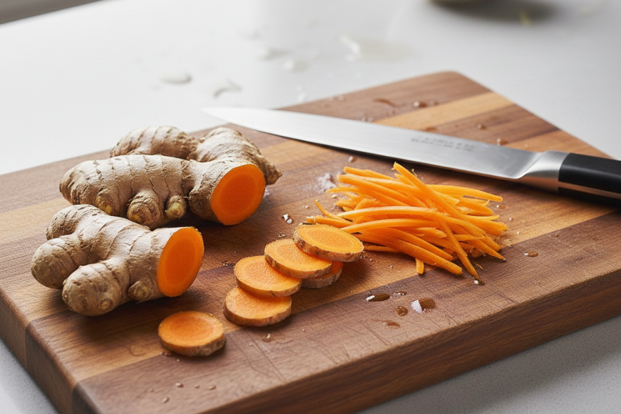 Sebatiabn kurkumin dalam kunyit meredakan keradangan.