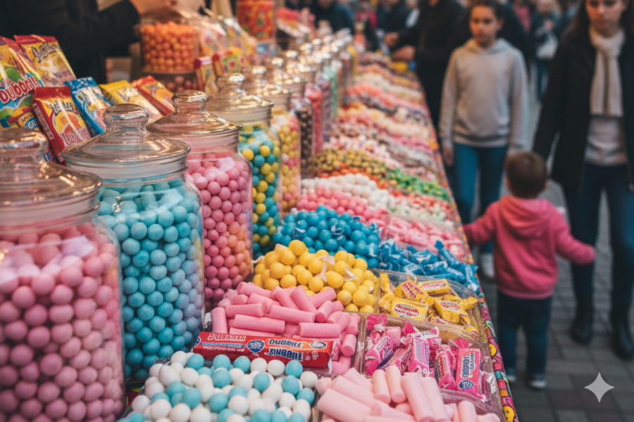 Gula-gula getah pertama kali diperkenalkan secara secara komersial pada 23 September 1848.