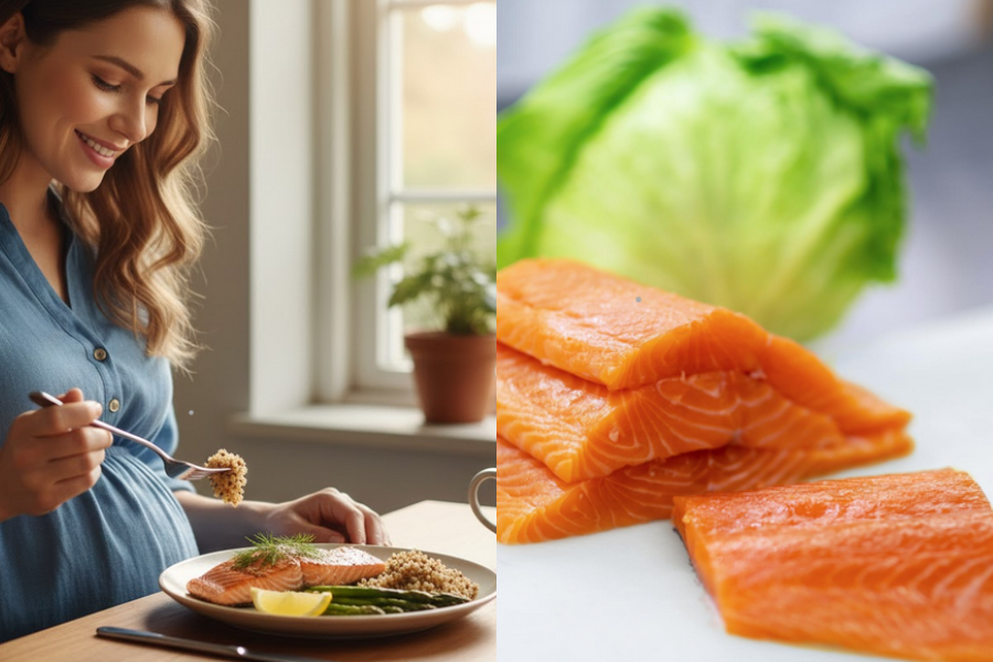 Salmon adalah pilihan selamat berbanding ikan bersaiz besar seperti tenggiri.