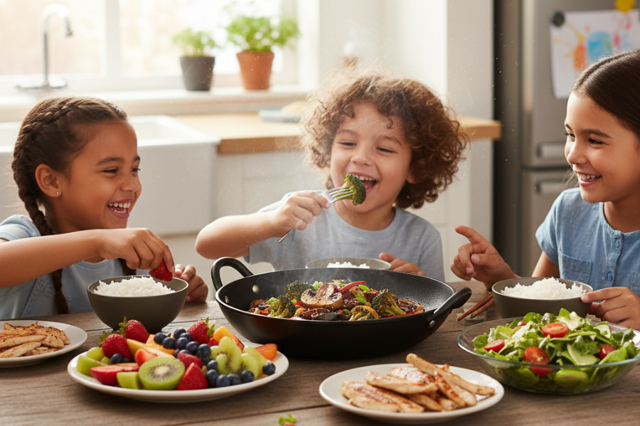 Anak-anak tidak perlu bergantung kepada makanan proses dijual di luar.