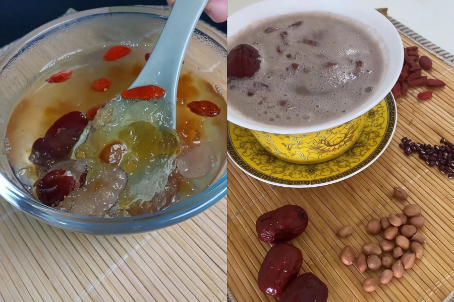 Selain masakan, Aisha juga berkongsi petua untuk kesihatan.