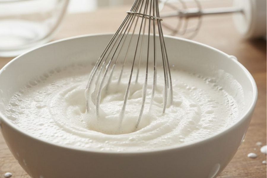 Guna pemukul kuih pukul putih telur sehingga menjadi buih.