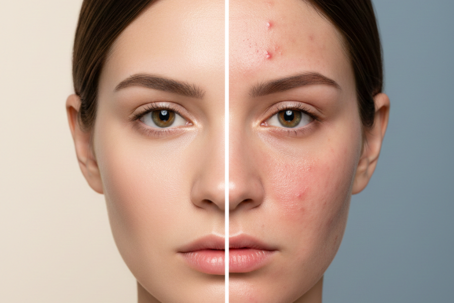 Cuci wajah dengan air kelapa setiap pagi membantu mengecutkan jerawat.